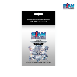 ซองใส่การ์ด White Diamond Lilly 63.5 x 88 มม. หนา 60 ไมครอน