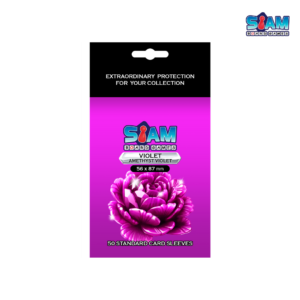 ซองใส่การ์ด Violet Amethyst 56 x 87 มม. หนา 60 ไมครอน
