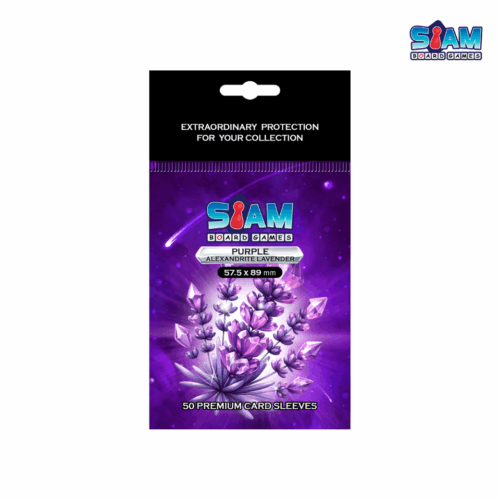 Cover-E02.png ซองใส่การ์ด Purple Alexandrite Lavender 57.5 x 89 มม.