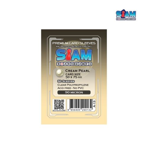 xr:d:DAFlOaRfZW8:8,j:6886396607749507711,t:23060810 ซองใส่การ์ด Cream Pearl 50 x 75 มม.