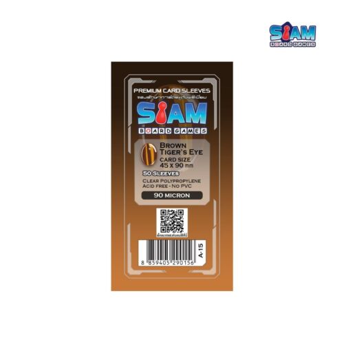 xr:d:DAFlOaRfZW8:8,j:6886396607749507711,t:23060810 ซองใส่การ์ด Brown Tiger's Eye 45 x 90 มม.
