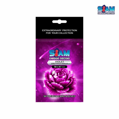 ซองใส่การ์ด Violet Amethyst Violet 56 x 87 มม.