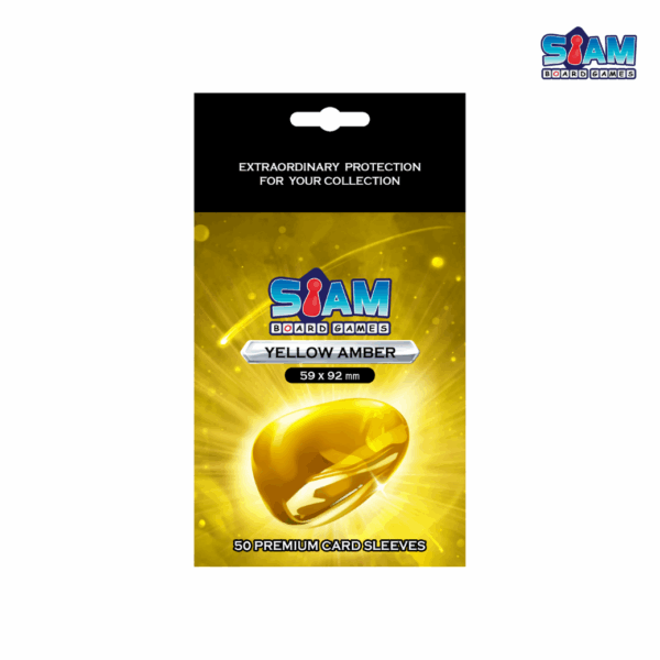 ซองใส่การ์ด Yellow Amber 59 x 92 มม.