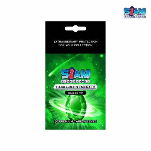 E05.png ซองใส่การ์ด Dark Green Emerald 45 x 68 มม.