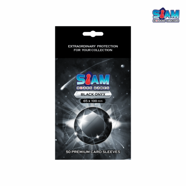 ซองใส่การ์ด Black Onyx 65 x 100 มม.