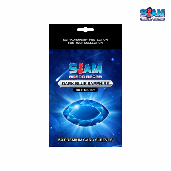 ซองใส่การ์ด Dark Blue Sapphire 80 x 120 มม.