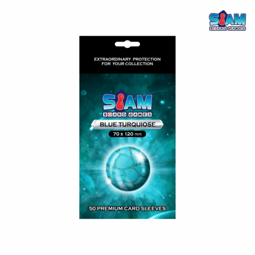 ซองใส่การ์ด Blue Turquiose 70 x 120 มม.