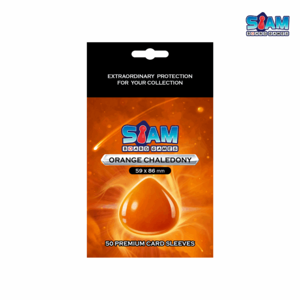 ซองใส่การ์ด Orange Chalcedony 59 x 86 มม.