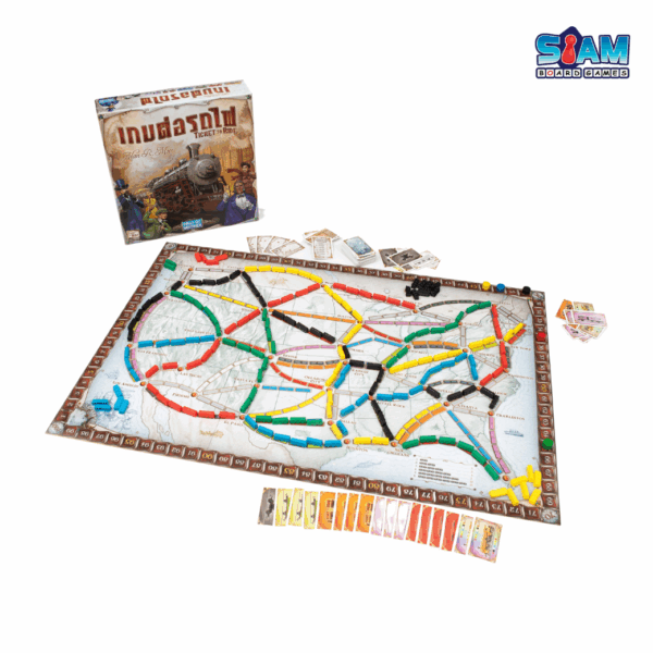 TickettoRide-01.png Ticket to Ride (TH) เกมต่อรถไฟ