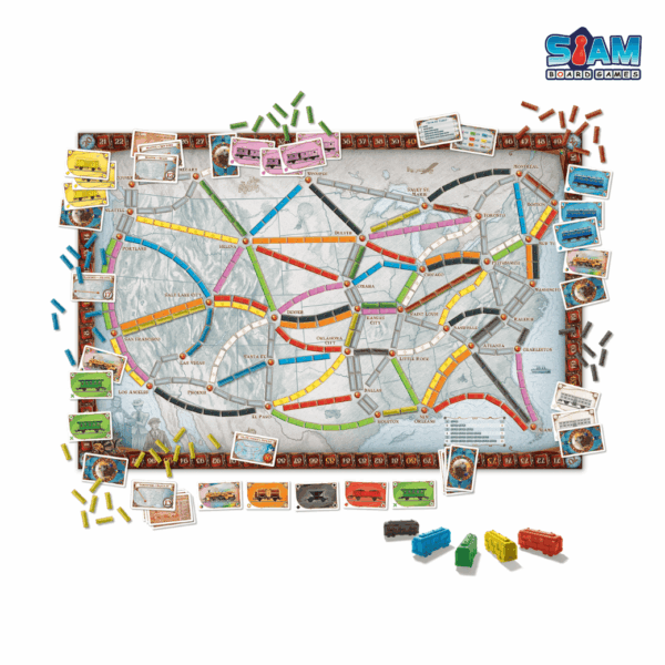 TickettoRide-02.png Ticket to Ride (TH) เกมต่อรถไฟ