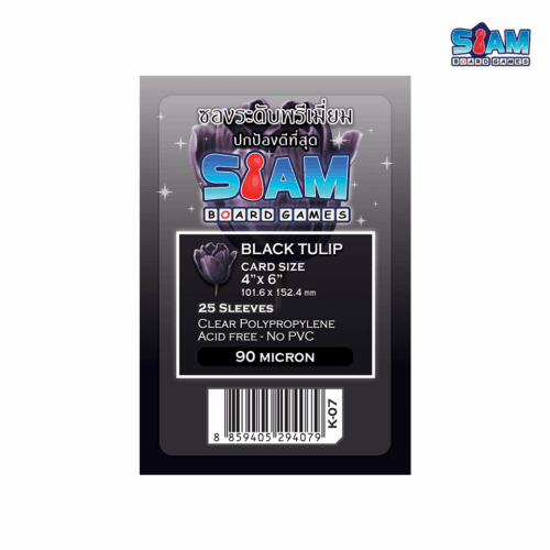 Tulip.png ซองใส่การ์ด Black Tulip 101.6 x 152.4 มม.
