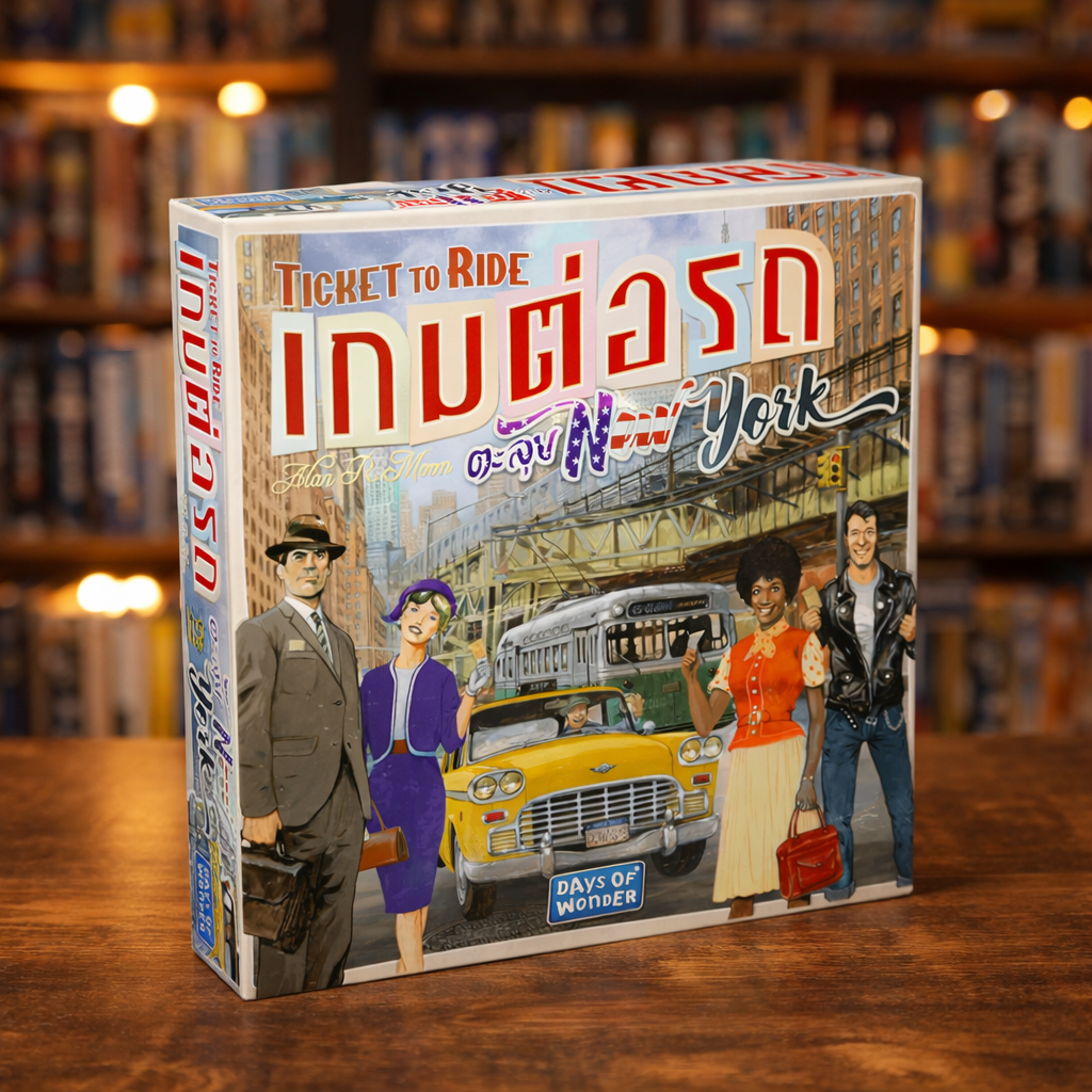 เกมต่อรถตะลุยนิวยอร์ก เกมต่อรถไฟ (Ticket to Ride)